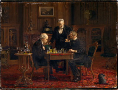 Chess in Art - image from the book